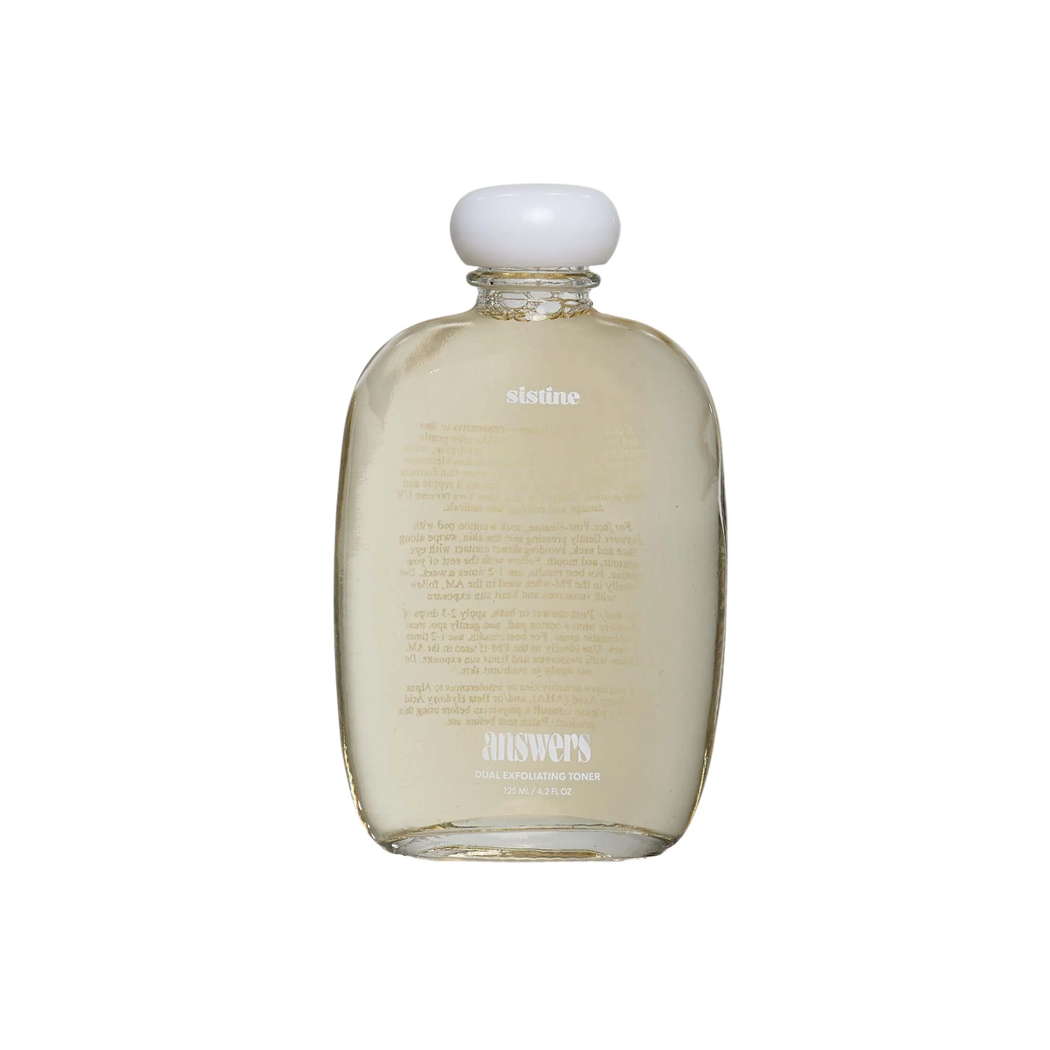 Answers Dual Exfoliating Toner