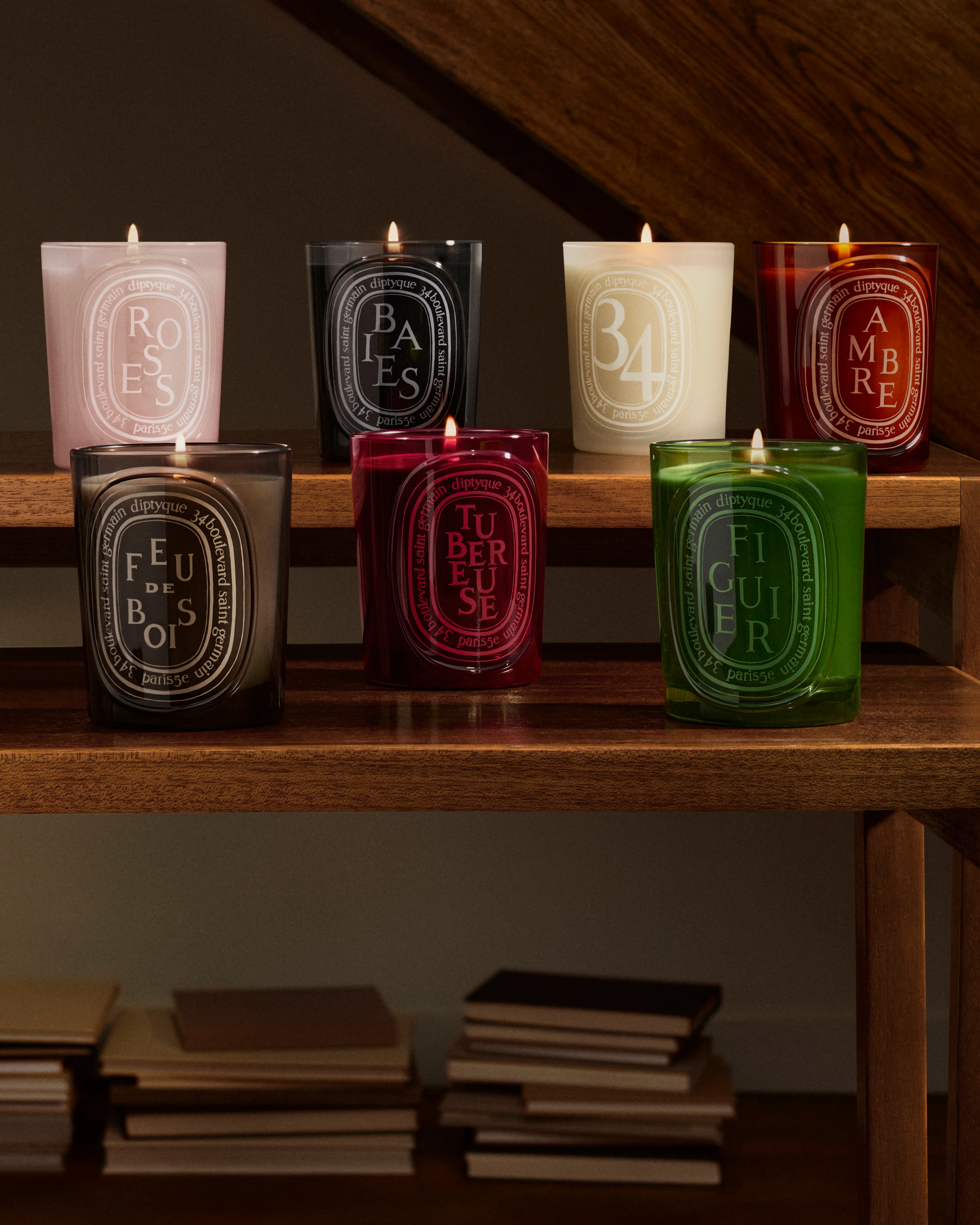 Feu de Bois (Wood Fire) Scented Medium Candle - Image 3