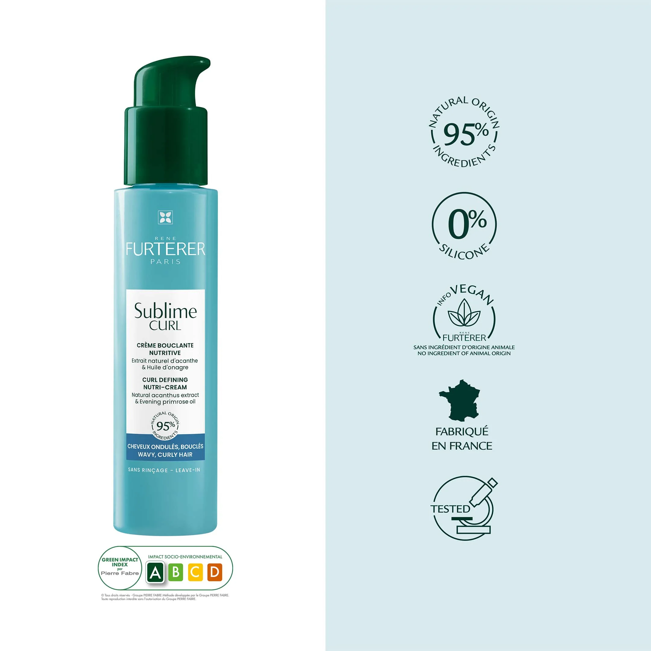 René Furterer Cream For Curly Hair - Curl Defining Nutri-Cream -  Sublime Curl 100Ml - Image 11