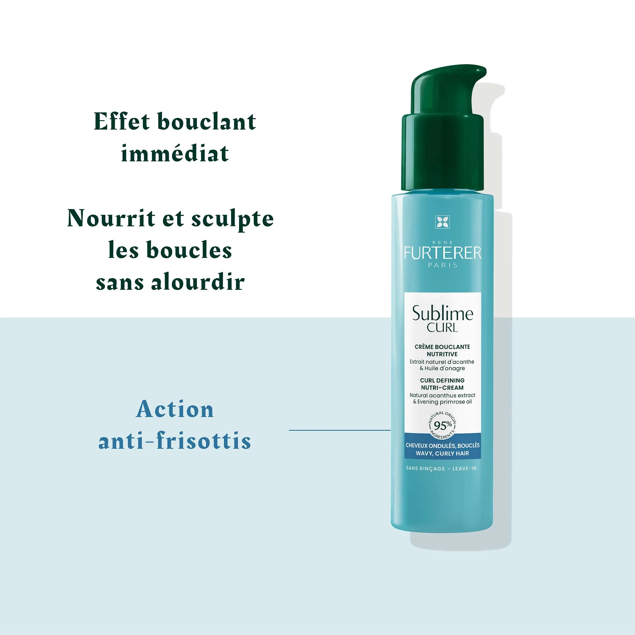 René Furterer Cream For Curly Hair - Curl Defining Nutri-Cream -  Sublime Curl 100Ml - Image 12